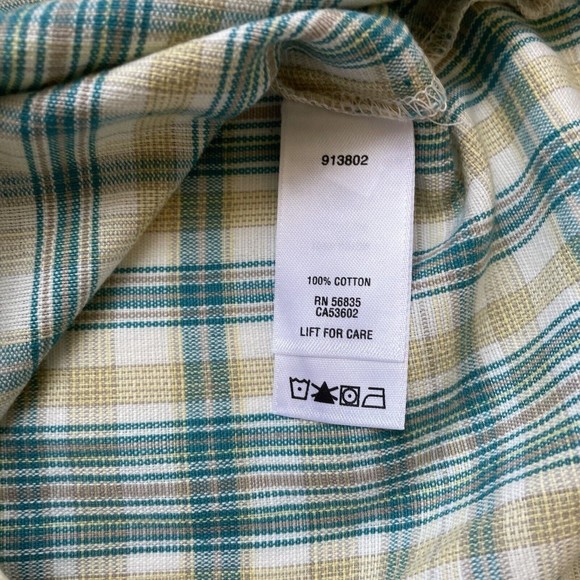 Cabelas Button Up Shirt Womens Large Plaid Green Pink Purple Lot of‎ 3 - Picture 7 of 15